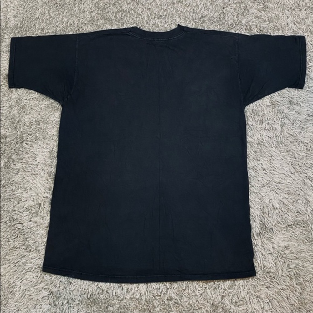 Vintage Chicago Bulls T Shirt Black Oversized Tee - Picture 5 of 5